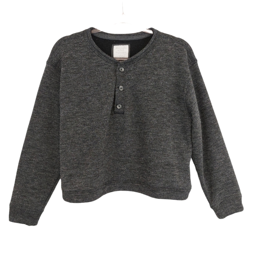 Abercrombie&Fitch Oversized Crop Sweatshirt